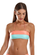 Carica l'immagine nel visualizzatore di Gallery, Image 06: Blueman Reggiseno Top Bicolor Zig Laranja