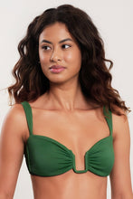 Carica l'immagine nel visualizzatore di Gallery, Gallery: Blueman Reggiseno Top Green Quenia
