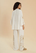 Carica l'immagine nel visualizzatore di Gallery, Model Back: Blueman Caftano / Copricostume Offwhite Kimono Tropical