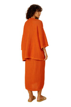 Carica l'immagine nel visualizzatore di Gallery, Model Back: Blueman Caftano / Copricostume Laranja-Tricot Kimono