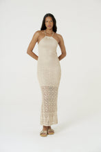 Carica l'immagine nel visualizzatore di Gallery, Model Front: Blueman Vestito Da Spiaggia Vestido Longo Tricot Lurex