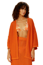 Carica l'immagine nel visualizzatore di Gallery, Gallery: Blueman Caftano / Copricostume Laranja-Tricot Kimono