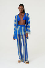 Carica l'immagine nel visualizzatore di Gallery, Model Front: Blueman Pantaloni Da Spiaggia Calca Tricot Listras