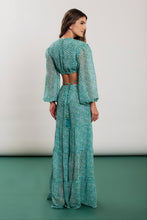Carica l'immagine nel visualizzatore di Gallery, Model Back: Blueman Vestito Da Spiaggia Reflexo Long Sleeve Dress