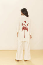 Carica l'immagine nel visualizzatore di Gallery, Model Back: Blueman Caftano / Copricostume Kimono Jade Offwhite