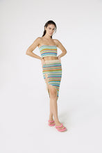 Carica l'immagine nel visualizzatore di Gallery, Model Front: Blueman Gonna Da Spiaggia Bottom Crochet Listras