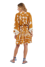 Carica l'immagine nel visualizzatore di Gallery, Model Back: Blueman Mini Dress Vestido Kaftan Curto Tucanus