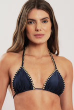 Carica l'immagine nel visualizzatore di Gallery, Gallery: Blueman Reggiseno Top Navy-Blue Dance-Art