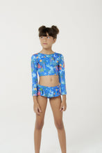 Carica l'immagine nel visualizzatore di Gallery, Model Front: Blueman Due Pezzi Bambina Biquini Peteca Simpatia Inf