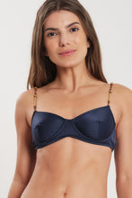 Carica l'immagine nel visualizzatore di Gallery, Gallery: Blueman Reggiseno Top Navy-Blue Perfume