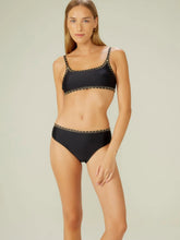 Carica l'immagine nel visualizzatore di Gallery, Model Front: Blueman Slip Bottom Gisele Black