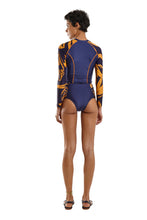 Carica l'immagine nel visualizzatore di Gallery, Model Back: Blueman Slip Bottom Board Bold Leafs