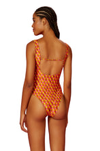 Carica l'immagine nel visualizzatore di Gallery, Model Back: Blueman Intero Maio Camiseta-Quadrado Ai-Meu-Coracao