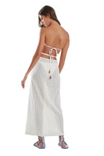 Carica l'immagine nel visualizzatore di Gallery, Model Back: Blueman Gonna Da Spiaggia Saia Transpasse Buzios Cru