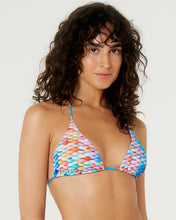 Carica l'immagine nel visualizzatore di Gallery, Gallery: Blueman Reggiseno Top Foam Triangle Tahity Tie Escama