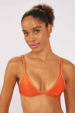 Carica l'immagine nel visualizzatore di Gallery, Gallery: Blueman Reggiseno Top Laranja Dance-Pesponto