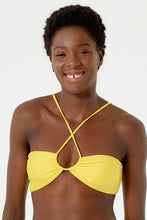 Carica l'immagine nel visualizzatore di Gallery, Gallery: Blueman Reggiseno Top Surfista Liso Alt23 Amarelo