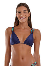 Carica l'immagine nel visualizzatore di Gallery, Gallery: Blueman Reggiseno Top Ubatuba Azul Marinho