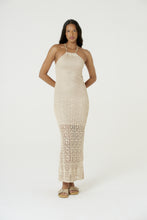 Carica l'immagine nel visualizzatore di Gallery, Model Front: Blueman Vestito Da Spiaggia Vestido Longo Tricot Lurex