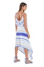 Carica l'immagine nel visualizzatore di Gallery, Model Back: Blueman Gonna Da Spiaggia Saia Canga Mare Alta
