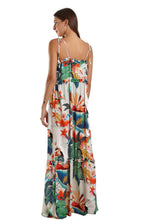 Carica l'immagine nel visualizzatore di Gallery, Model Back: Blueman Vestito Da Spiaggia Vestido Longo Olivia Tropical Mess
