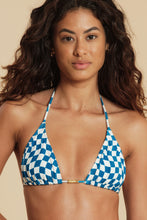 Carica l'immagine nel visualizzatore di Gallery, Gallery: Blueman Reggiseno Top Xadrez Triangulo
