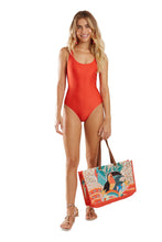 Carica l'immagine nel visualizzatore di Gallery, Model Back: Blueman Borsa Da Spiaggia Bolsa Alca Ilhos Tropical Mess
