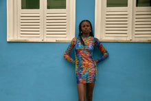 Carica l'immagine nel visualizzatore di Gallery, Image 09: Blueman Mini Dress Vestido Tule Manga Longa Escama

