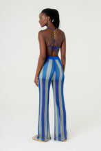 Carica l'immagine nel visualizzatore di Gallery, Model Back: Blueman Pantaloni Da Spiaggia Calca Tricot Listras
