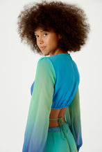 Carica l'immagine nel visualizzatore di Gallery, Image 06: Blueman Vestito Da Spiaggia Vestido Longo Resort Degrade Sky Barrado
