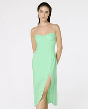 Carica l'immagine nel visualizzatore di Gallery, Gallery: Blueman Midi Dress Vestido Fenda Liso Color
