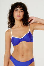 Carica l'immagine nel visualizzatore di Gallery, Image 08: Blueman Reggiseno Top Pepe Bias Arriba Azul
