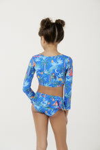 Carica l'immagine nel visualizzatore di Gallery, Model Back: Blueman Due Pezzi Bambina Biquini Peteca Simpatia Inf
