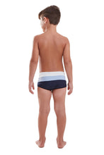 Carica l'immagine nel visualizzatore di Gallery, Model Back: Blueman Costume Ragazzo Sunga Army Crepusculo Fresh Marinho Inf
