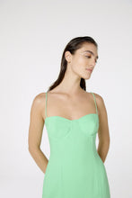Carica l'immagine nel visualizzatore di Gallery, Image 03: Blueman Midi Dress Vestido Fenda Liso Color
