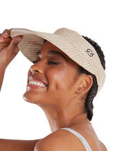 Carica l'immagine nel visualizzatore di Gallery, Model Back: Blueman Visiera Viseira Palha Cru
