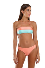 Carica l'immagine nel visualizzatore di Gallery, Image 03: Blueman Reggiseno Top Bicolor Zig Laranja
