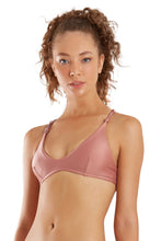 Carica l'immagine nel visualizzatore di Gallery, Gallery: Blueman Reggiseno Top Ploc Marrom

