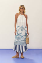 Carica l'immagine nel visualizzatore di Gallery, Model Front: Blueman Vestito Da Spiaggia Choker Dress From-Rio
