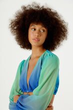 Carica l'immagine nel visualizzatore di Gallery, Image 05: Blueman Vestito Da Spiaggia Vestido Longo Resort Degrade Sky Barrado
