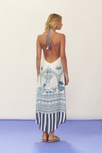 Carica l'immagine nel visualizzatore di Gallery, Model Back: Blueman Vestito Da Spiaggia Choker Dress From-Rio
