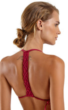 Carica l'immagine nel visualizzatore di Gallery, Image 05: Blueman Reggiseno Top Max Macrame Liso Rosa
