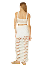 Carica l'immagine nel visualizzatore di Gallery, Model Back: Blueman Gonna Da Spiaggia Off-White Saia-Tricot

