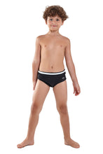 Carica l&#39;immagine nel visualizzatore di Gallery, Model Front: Blueman Costume Ragazzo Army Onassis Preto Inf
