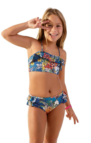Model Front: Blueman Due Pezzi Bambina Bikini Nina Arta