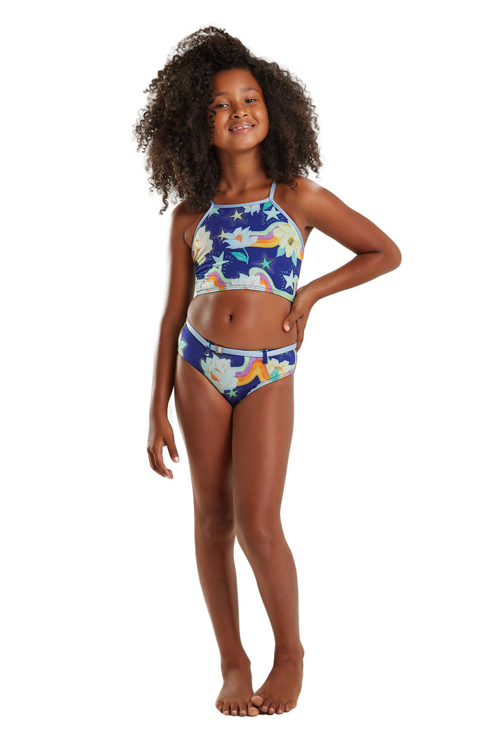 Model Front: Blueman Due Pezzi Bambina Biquini Lais Ceu De Flor