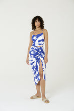 Carica l&#39;immagine nel visualizzatore di Gallery, Model Front: Blueman Top Da Spiaggia Blusa Top Cropped Degage Cerise
