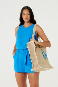 Image 03: Blueman Borsa Da Spiaggia Bolsa Quadrada Juta Natural