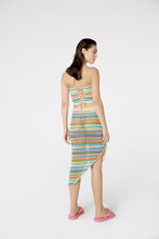 Carica l&#39;immagine nel visualizzatore di Gallery, Model Back: Blueman Gonna Da Spiaggia Bottom Crochet Listras
