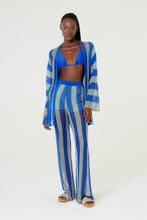 Carica l&#39;immagine nel visualizzatore di Gallery, Model Front: Blueman Pantaloni Da Spiaggia Calca Tricot Listras
